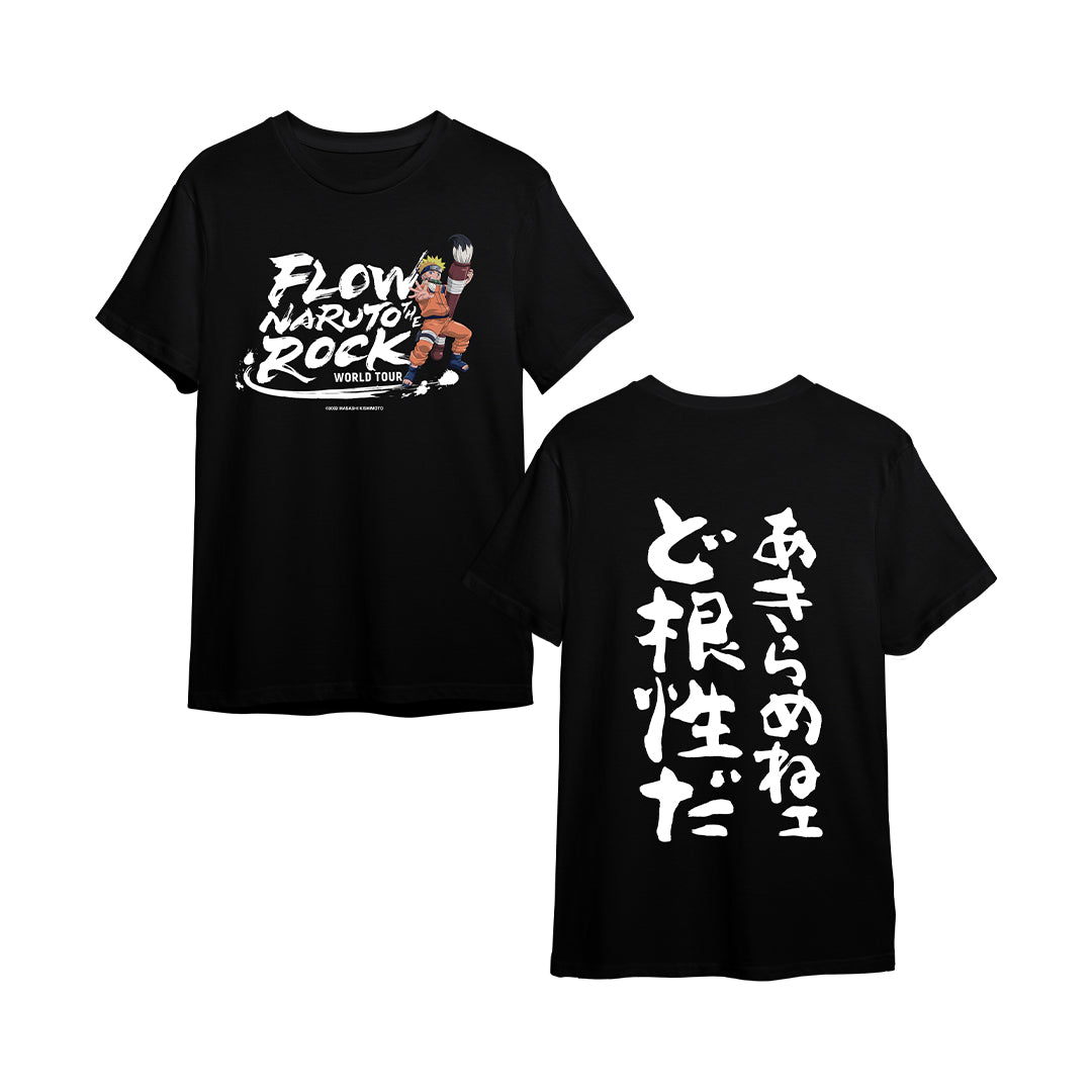 [ON-SITE PICK UP] FLOW - NEVER GIVE UP SHIRT (BLACK)