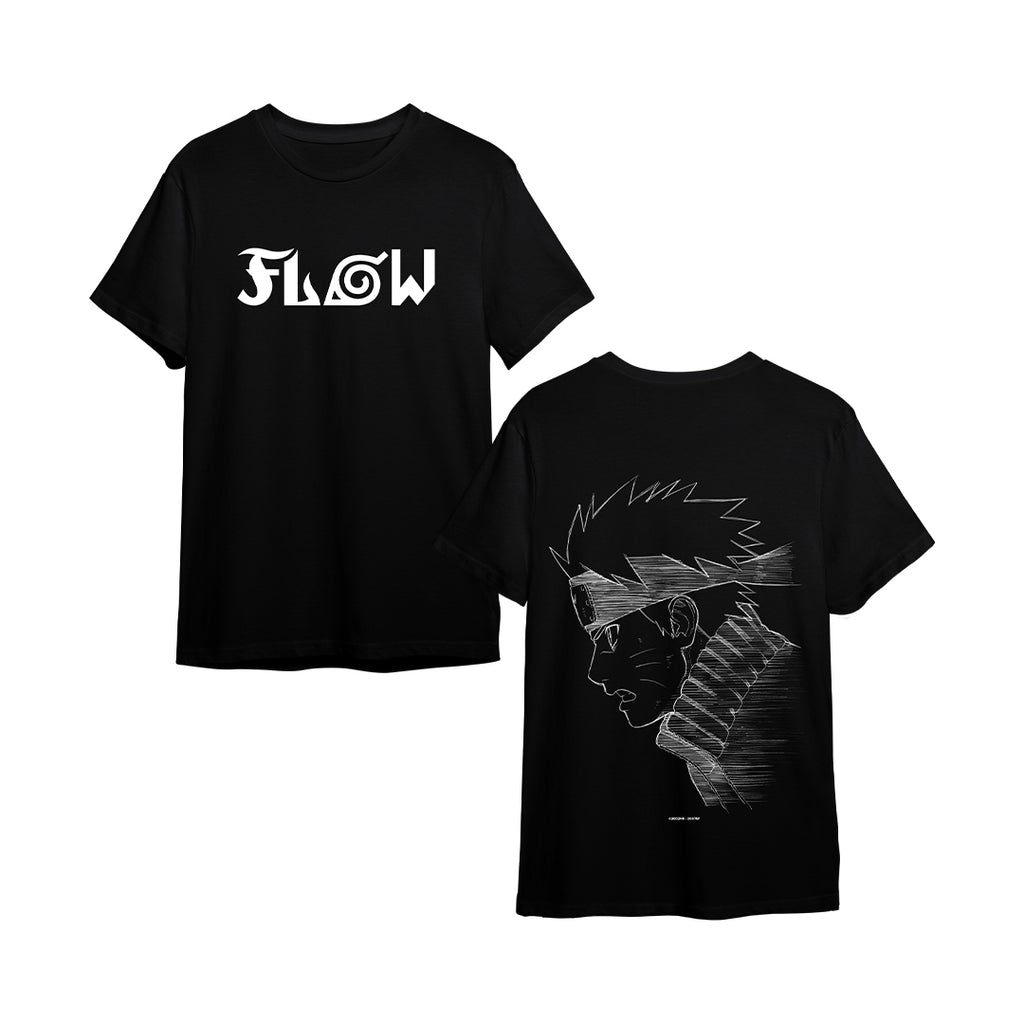 [ON-SITE PICK UP] FLOW - NARUTO SHIRT (BLACK)
