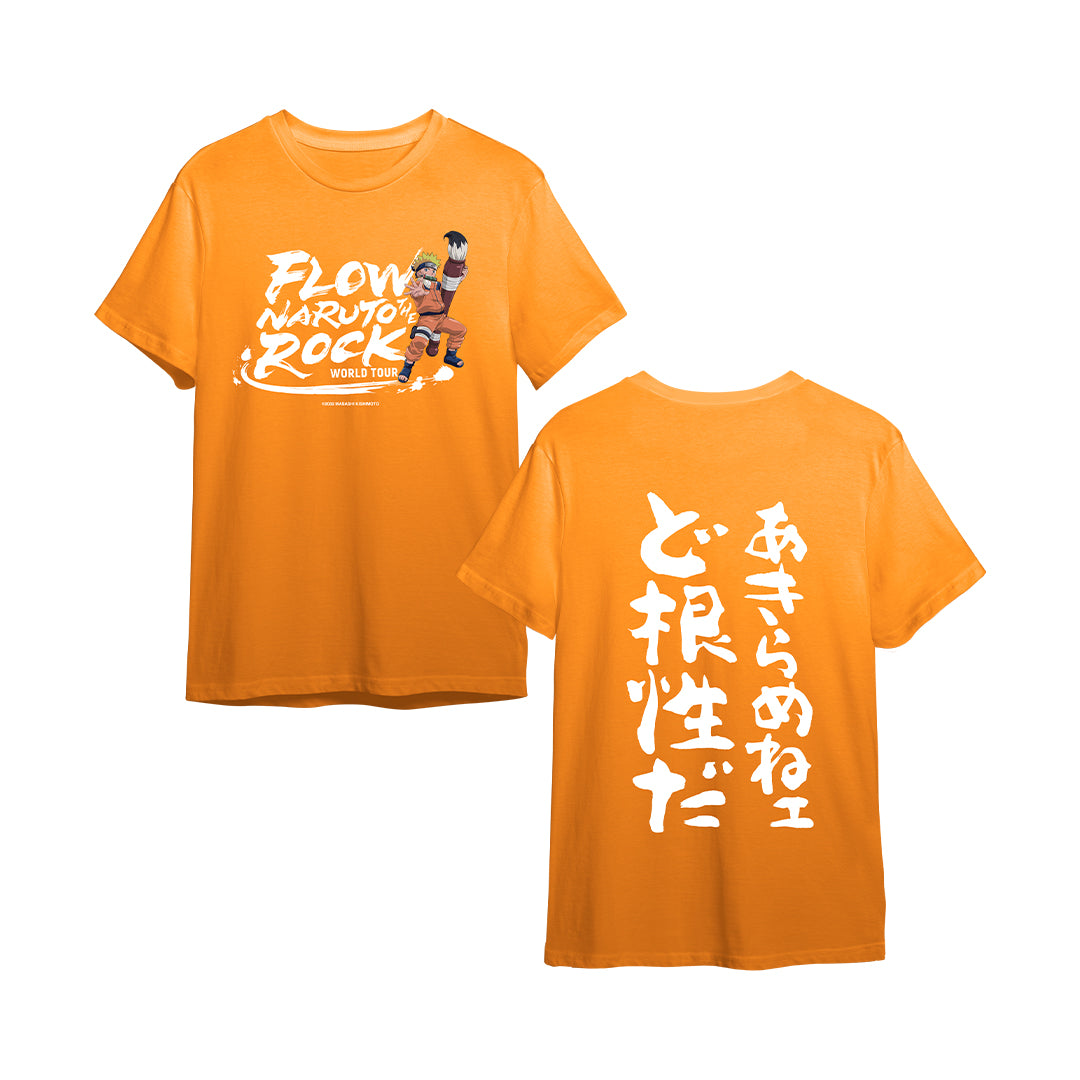 [ON-SITE PICK UP] FLOW - NEVER GIVE UP SHIRT (ORANGE)