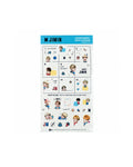 BTS - TRANSPARENT DECO STICKER