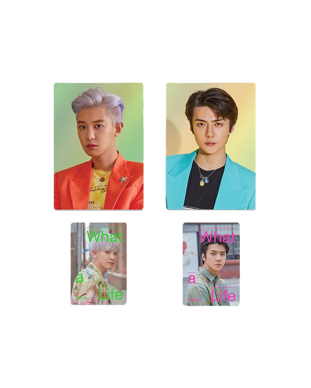 EXO SC - HOLOGRAM CARD HOLDER SET