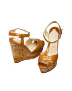 Christian Louboutin Marina Liege 140 Cork Wedge Platform Sandals