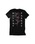 MAYDAY PARADE: PEACH ROSE STATEMENT SHIRT
