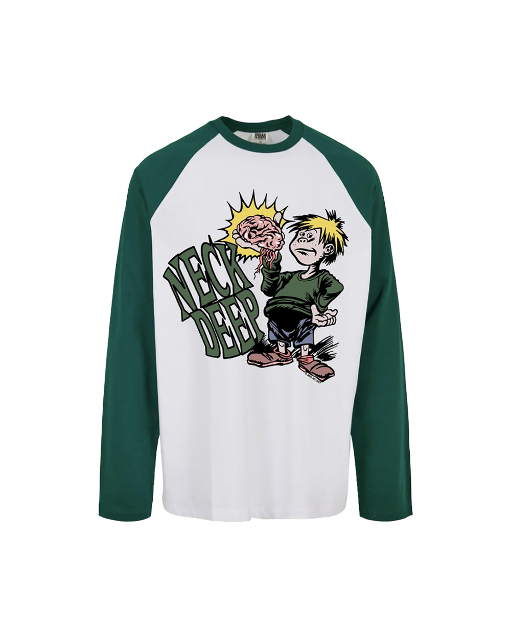 NECK DEEP - PARENTS DESIGN BASEBALL LONGSLEEVES