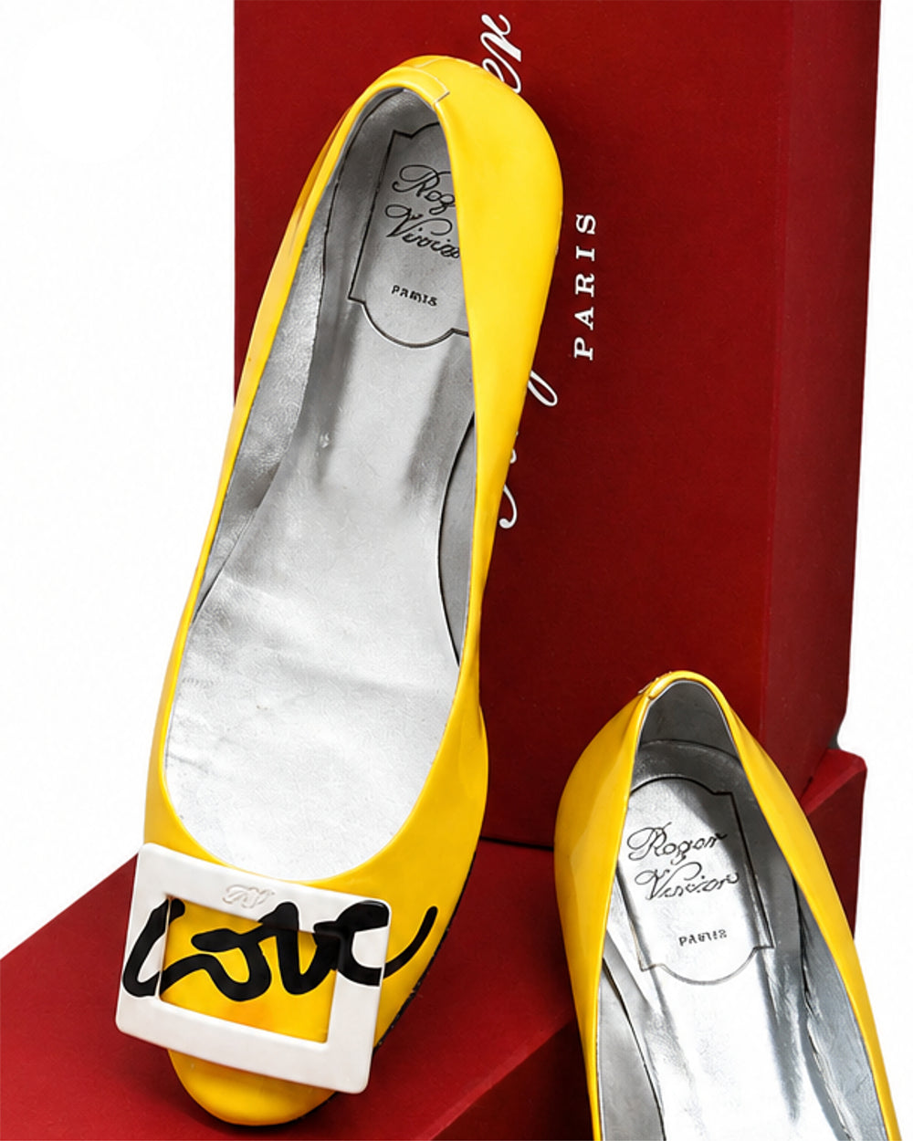 Roger Vivier Gommette LOVE Ballet Flats