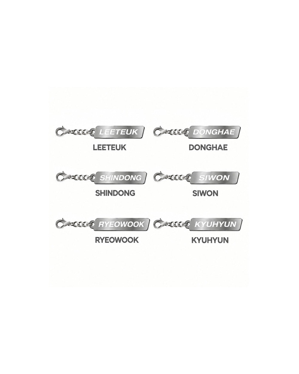 SUPER JUNIOR - KEYRING CHARM