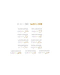 WANNA ONE - LIGHT STICK DECO STICKER